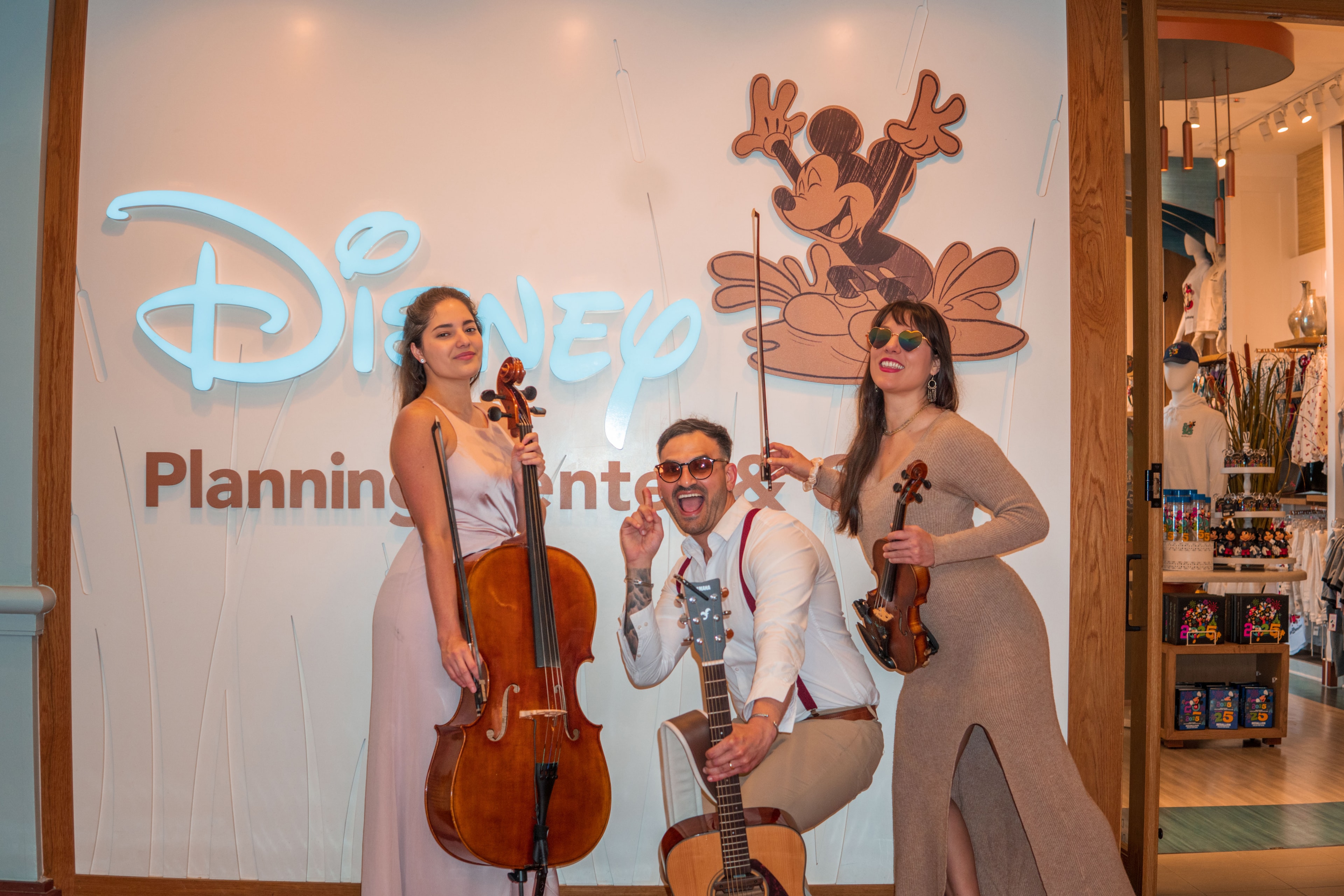 Renan Malato and The String Ladies performing at Disney Swan